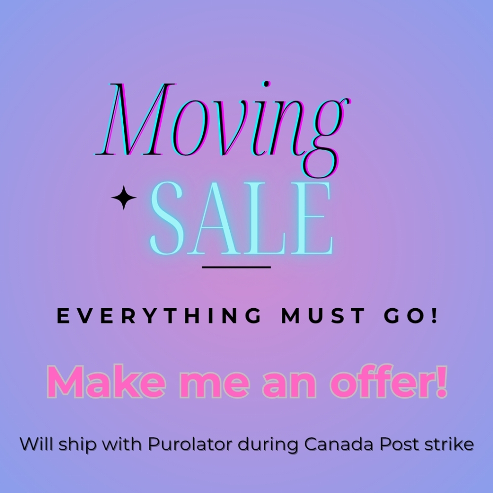 MOVING SALE!